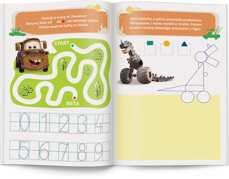 Disney Auta w trasie Zadania do zmazywania UPTC-9308