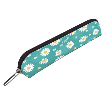 Piórnik mini Stokrotki Na Turkusie