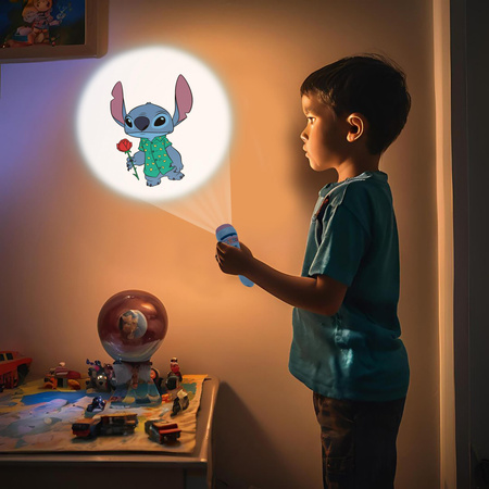 Latarka z projektorem Stitch Lexibook LTC050D