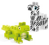 Klocki Safari Baby Blocks krokodyl i zebra 41501