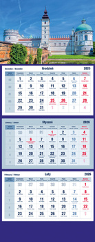 Kalendarz 2026 trójdzielny