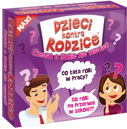 Gra Dzieci kontra Rodzice Czego o sobie nie wiecie? maxi