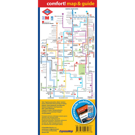 Madryt map&guide PL laminat 2023