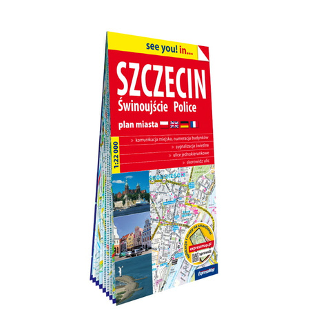 Szczecin plan miasta 1:22 000 papier 2025