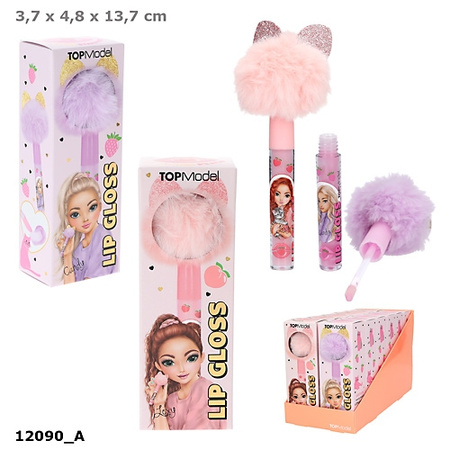 Błyszczyk Top Model z pluszowym topem BEAUTY&ME 1szt.mix 12090A