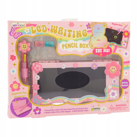 Tablet znikopis LCD Kwiatek z akcesoriami