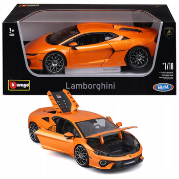 Bburago Model 1 :18 Lamborghini Temerario pomarańczowy