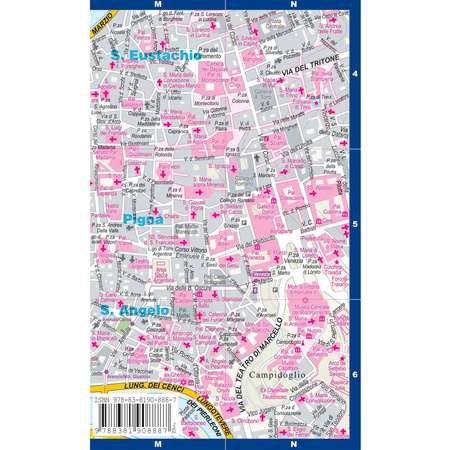 Rome and the Vatican pocked map 1:15 000 laminat midi 2023