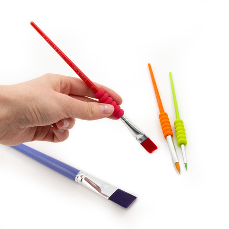 Pędzle ergonomiczne Kidea 4szt.