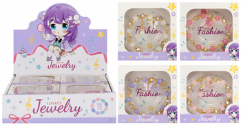 Zestaw piękności bransoletka Motyl 1szt.mix