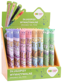 Display Długopis wymazywalny Kapibara Yummy Yum 0.5mm niebieski Happy Color 40 szt.