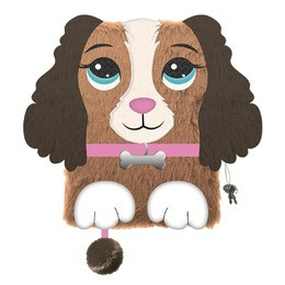 Pamiętnik A5 Włochacz z kłódką 3D My Little Friend Cavalier 96 k.