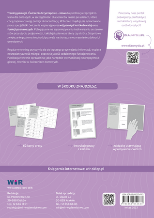 Trening pamięci ćwiczenia trzyetapowe słowa