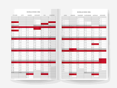 Kalendarz 2026 18 m-cy. Hip hop A5 tygodniowy granatowy