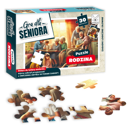 Puzzle Rodzina Gra dla Seniora