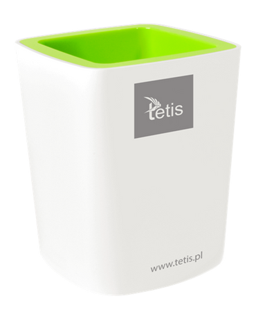 Przybornik na długopisy zielony