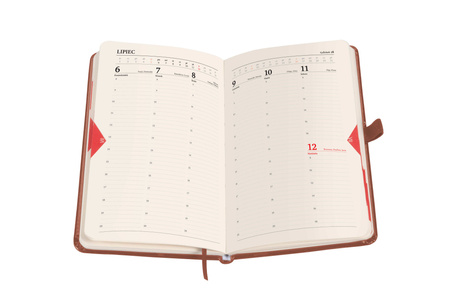 Kalendarz 2026 Memofix B5 TDW mocha mousse