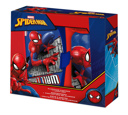 Zestaw śniadaniówka + bidon 500 ml Spiderman SP50006