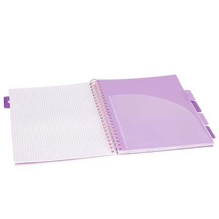 Kołozeszyt Strigo A4 Project Book Panda czarny kratka