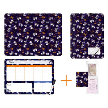 Zestaw szkolny z nadrukiem gamepad