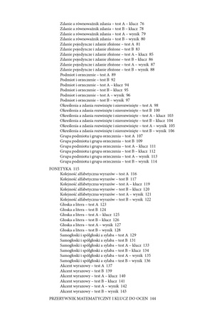 Czwartoteściki z polskiej gramatyki