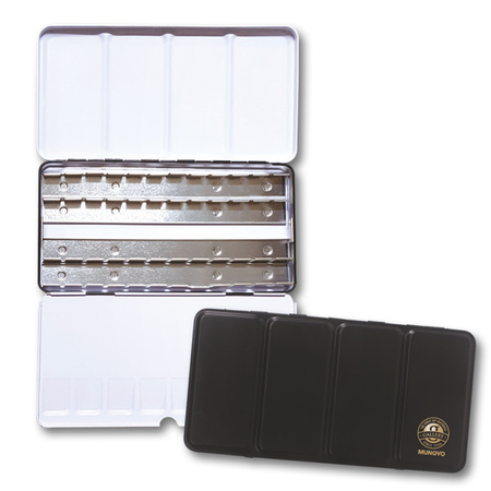 Kasetka metalowa na 48 szt. akwareli w półkostkach