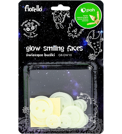 Ozdoby fluorescencyjne Buźki Fiorello 25 szt.mix GR-GW10