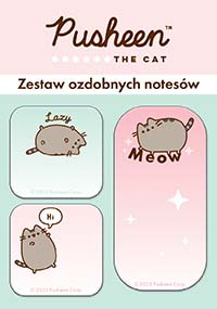 Zestaw 3 notesów ozdobnych Pusheen