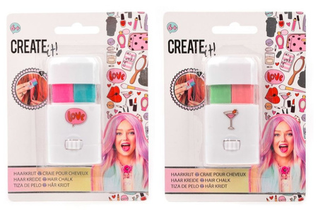 Kreda do ozdabiania włosów Create It! mix kolorów
