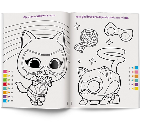 Disney SuperKoty Kolorowanka według kodu KKO-9107