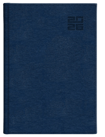 Kalendarz 2026 Aluminium Standard A4 tygodniowy granat