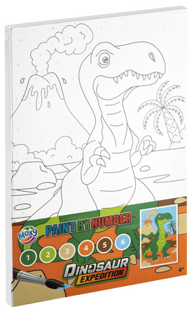 Malowanie po numerach Dino