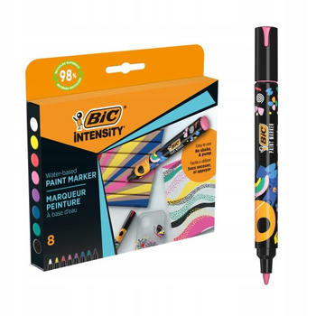 Paczka Marker akrylowy BIC Intensity Classic Paint mix 8szt.