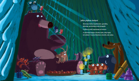 Cudowna Wigilia niedźwiedzia