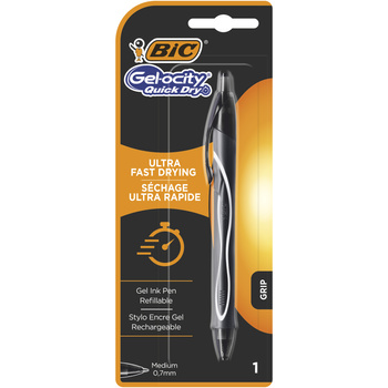 Długopis żelowy Gel-ocity Quick Dry BIC czarny blister 1szt