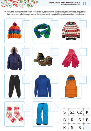 Spotkania z porami roku Zima materiały dla uczniów z niepełnosprawnością intelektualną