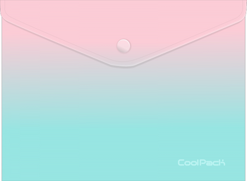 Koperta A4 na zatrzask Coolpack gradient strawber