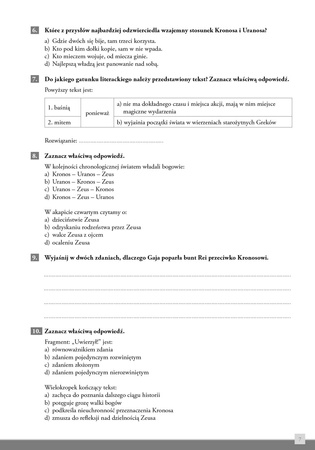 Nie udawaj Greka mitologia da się lubić Testy dla uczniów V klasy szkoły podstawowej