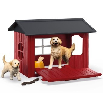 Buda dla psa z Golden Retrieverem Farm World SLH42722