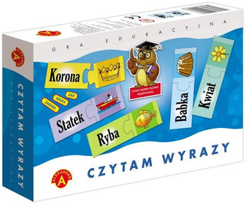 Gra Czytam wyrazy sowa mądra głowa 0479