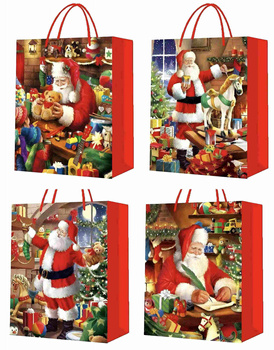 Torebki prezentowe BN 12 sztuk mix wzorów WK 22408 M