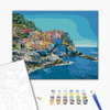 Malowanie po numerach BRUSHME 40x50 cm Śródmorskie wybrzeże