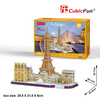 Puzzle 114 3D City Line Paris
