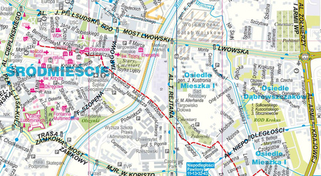 Rzeszów plan miasta 1: 20 000 papier 2024