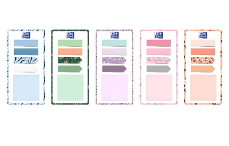 Karteczki samoprzylepne + indeksy Oxford kids 25x5 mix