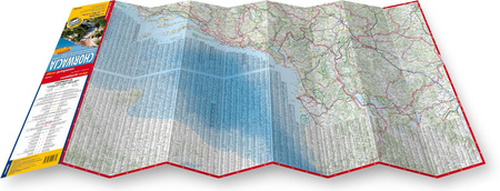Chorwacja mapa samochodowa 1:750 000 laminat 2024