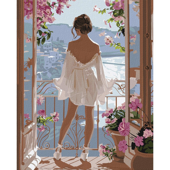 Malowanie po numerach IDEYKA 40x50cm Niesamowity krajobraz