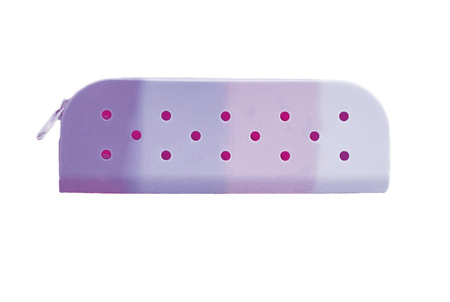 Piórnik silikonowy z wpinkami fioletowy ToysInn STN 9124