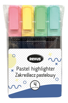Zakreślacz pastelowy 4 sztuki