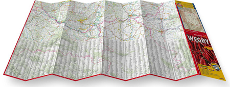 Węgry mapa samochodowa 1:520 000 laminat 2024
